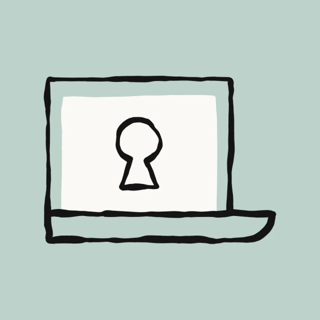 Anthropic's official article illustration showing a secure laptop