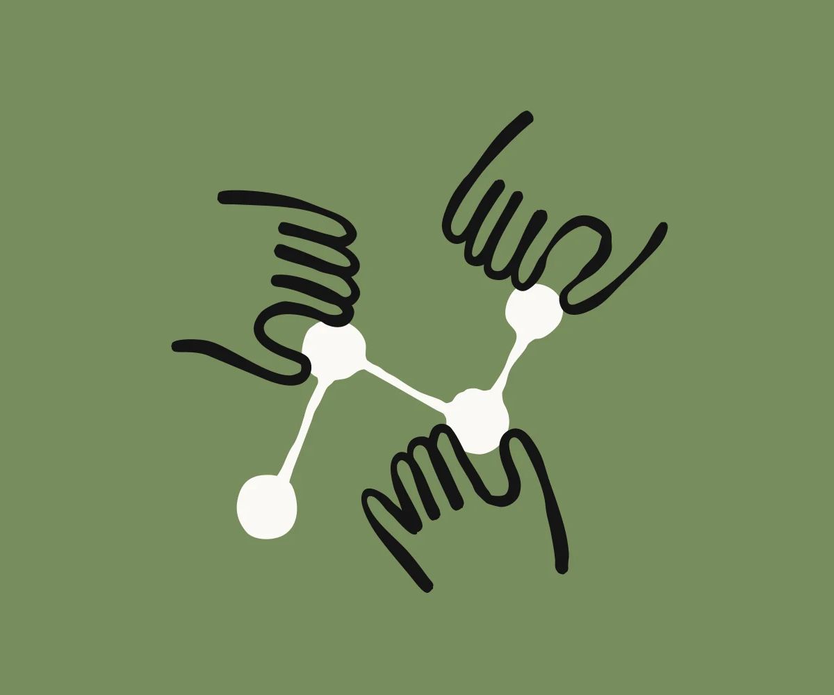 Anthropic abstract partnership illustration for the TCS Claude announcement