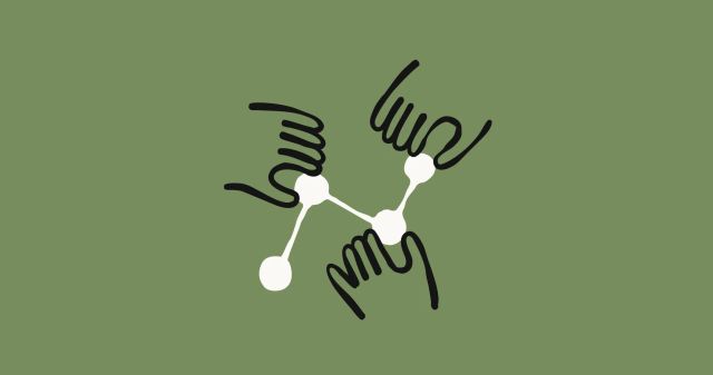 Anthropic abstract partnership illustration for the TCS Claude announcement