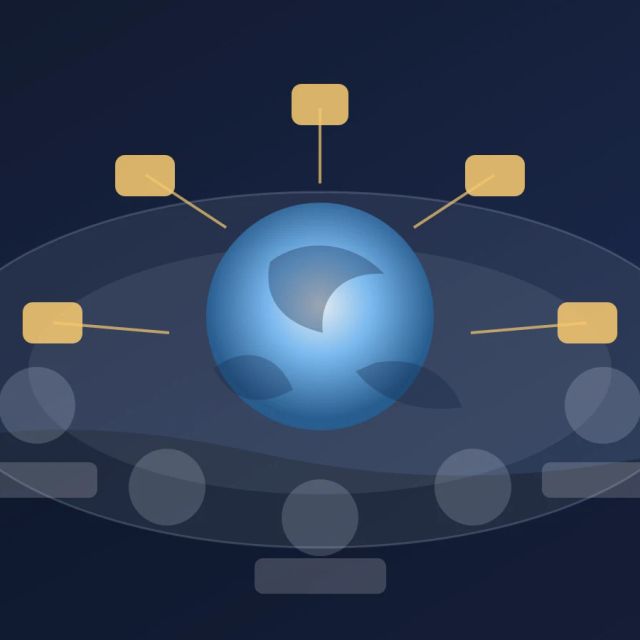 An abstract international summit table surrounding a shared AI infrastructure map and secure model-access tokens