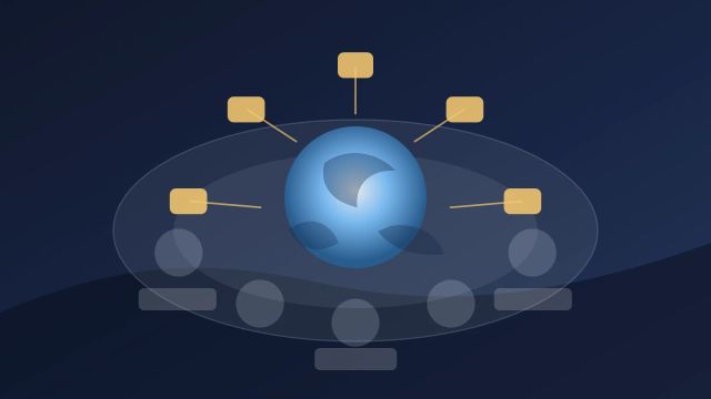 An abstract international summit table surrounding a shared AI infrastructure map and secure model-access tokens
