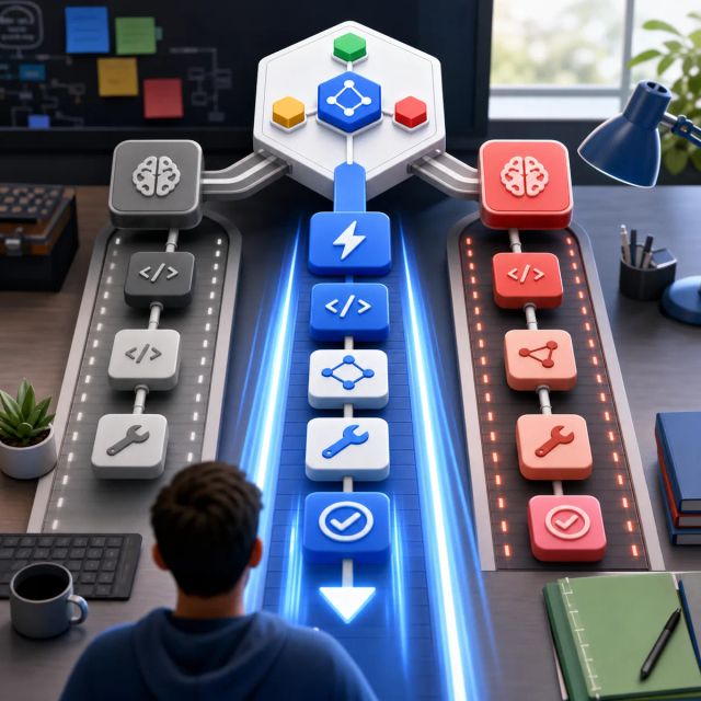 Developer work lanes compare coding, agent tasks, reasoning effort, and billing controls for Gemini 3.6 Flash in Copilot