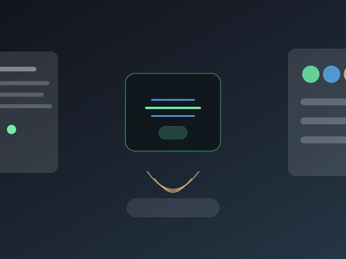 A developer automation pipeline where task cards flow through sandbox and review checkpoints