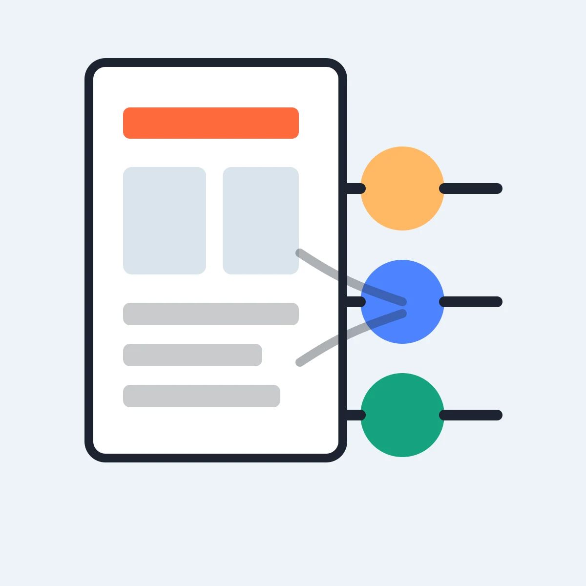 A document page is segmented into blocks that flow into a retrieval pipeline