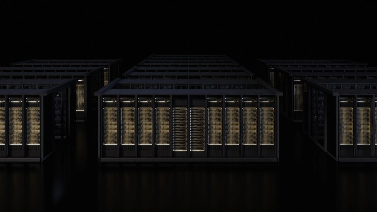 NVIDIA Blackwell data center hardware used in the AgentPerf benchmark announcement
