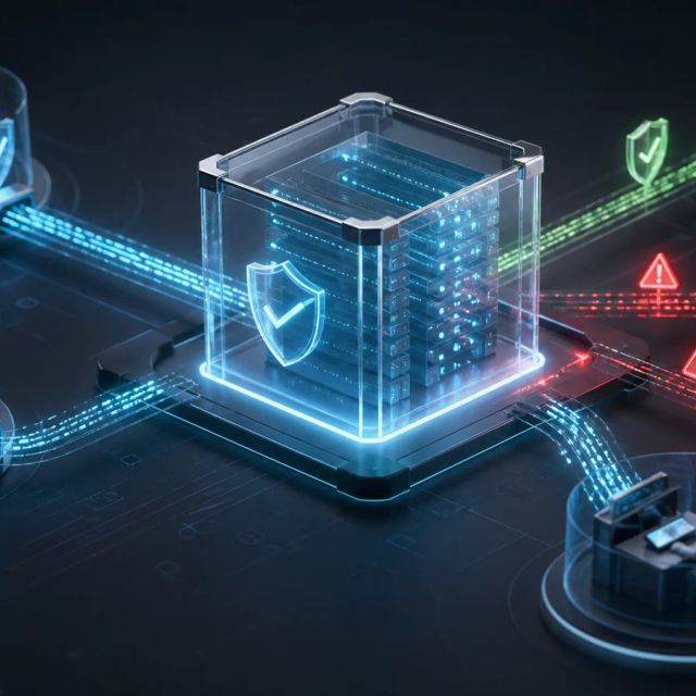 A transparent secure ledger collects agent activity traces from protected workspaces