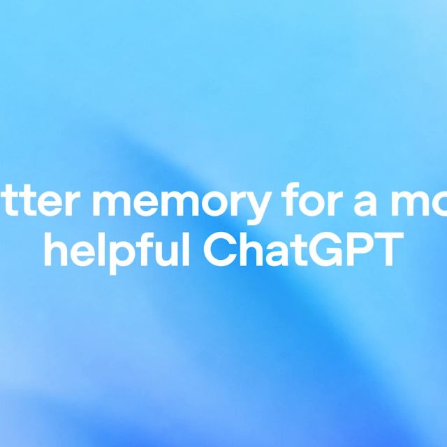 OpenAI's official Better memory for a more helpful ChatGPT article card