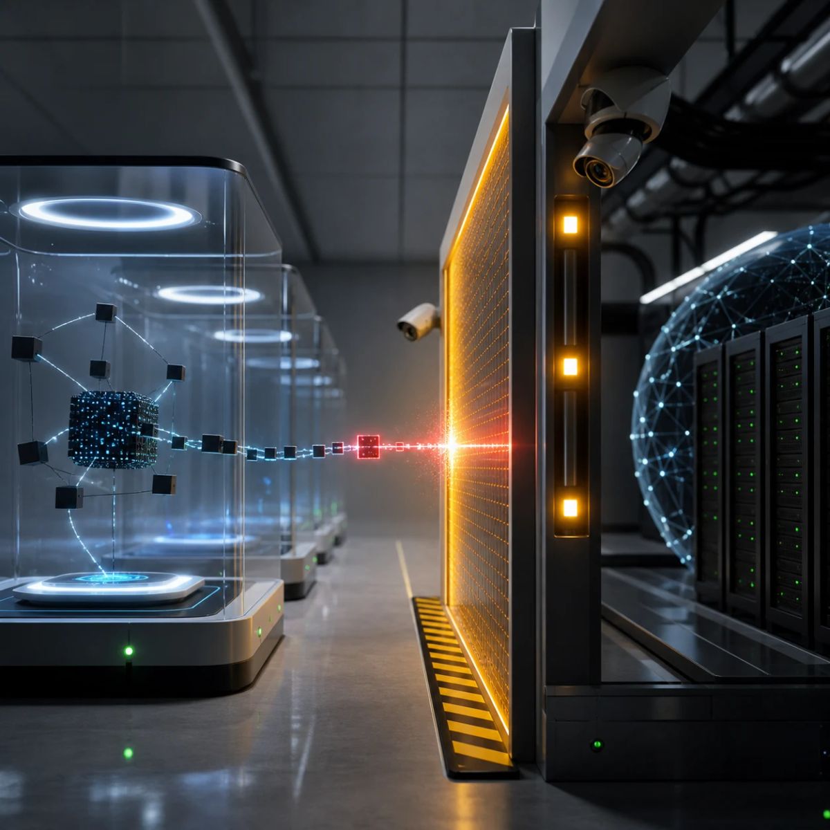 AI evaluation agents push against a segmented security sandbox linked to external infrastructure