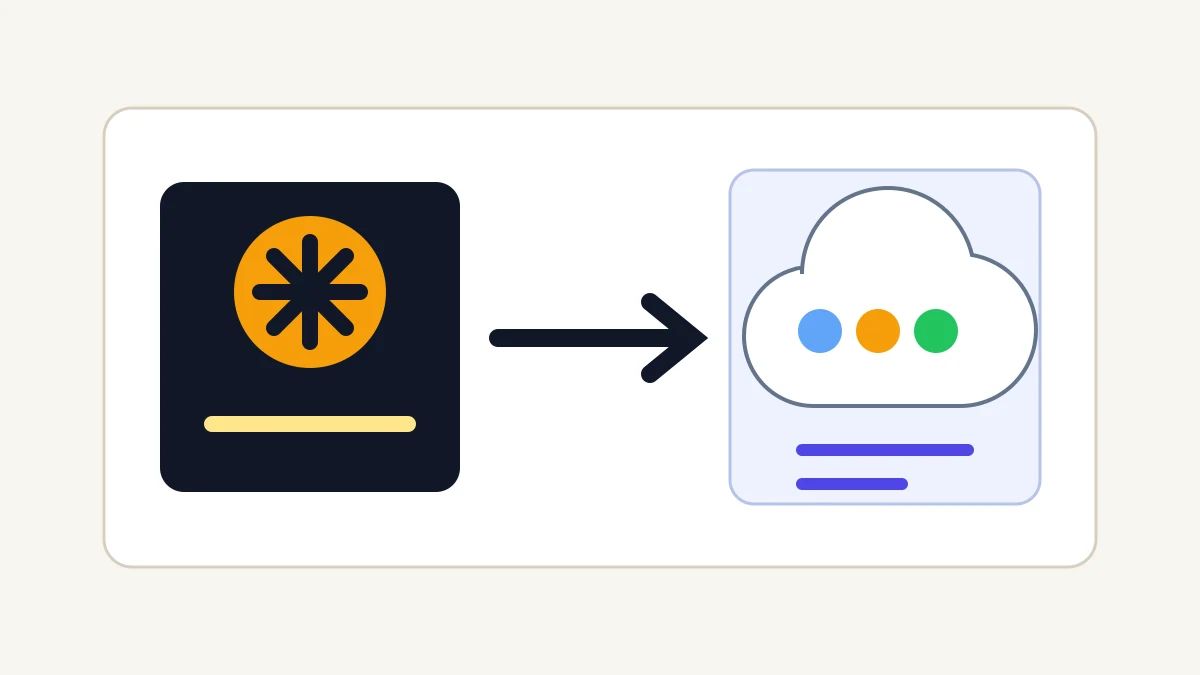 A frontier model core entering a governed cloud platform with enterprise access controls